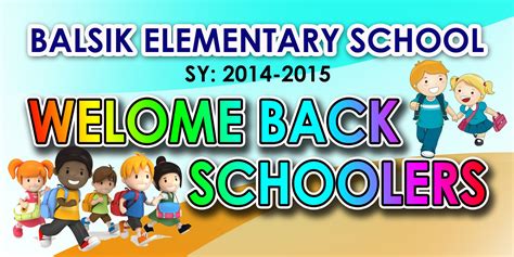welcome back tarpaulin design|Welcome Back to School 2024 by samaxelbenedicto0123.